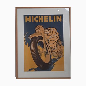 Póster Michelin vintage enmarcado