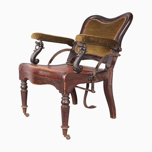 Wooden Barber Armchair