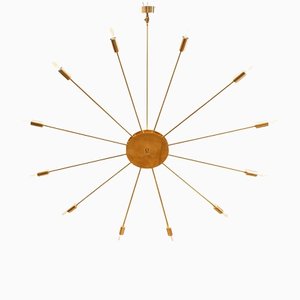 Lampade da soffitto Sputnik in ottone