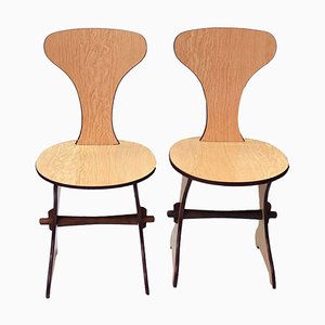 Set of Italian Laminate Chairs, 1960s