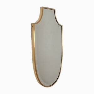 Mid-Century Italian Shield Wall Mirror, 1970