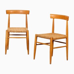 Vintage Wooden Chairs from Krásná Jizba, 1960, Set of 2
