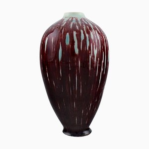 20th Century Swedish Glazed Ceramic Vase by Isak Isaksson
