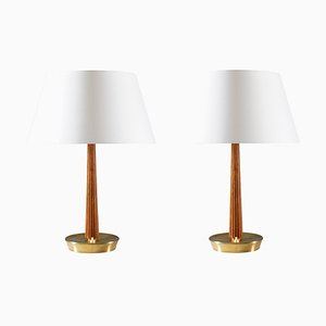 Mid-Century Scandinavian Table Lamps from Asea, Set of 2