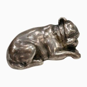 Russische Figurine Hund im Stil von Faberge