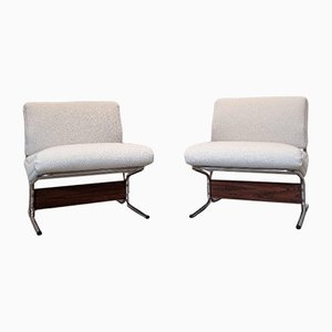 Caracas Teddy Lounge Chairs by Pierre Guariche for Meurop, 1960, Set of 2