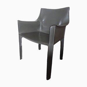 Cab 413 Armchair by Mario Bellini for Cassina