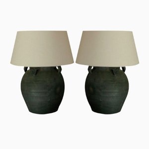 Vintage Table Lamps, Set of 2