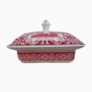 Red Butter Dish from Royal Sphinx Maastricht