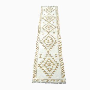 Tapis Herki Blanc Design Géométrique