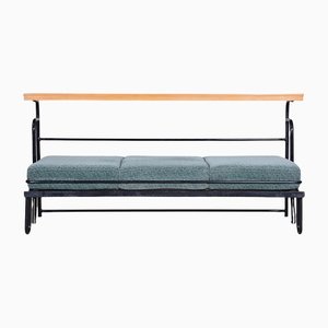 Braun & blaues Bauhaus Sofa, 1930er