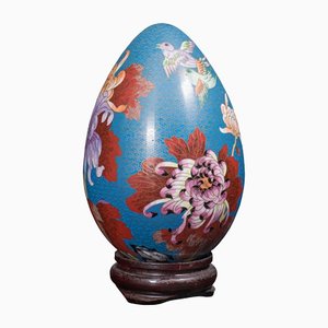 Vintage Art Deco Decorative Egg, 1940s