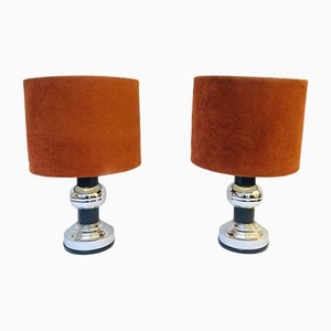 Mid-Century Reputation Design Table Lamps, 1970s, Set of 2