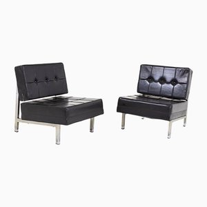 Set of Lounge Chairs, 20th-Century