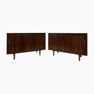 Danish Rosewood Cabinets by Poul Hundevad, 1970s, Set of 2