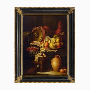 Giovanni Perna, Still Life, Oil on Canvas, Framed