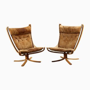 Falcon Armchairs by Sigurd Resell, Set of 2