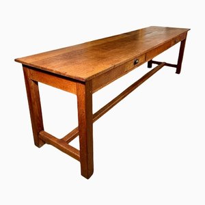 Antique French Provincial Tavern Table in Oak, 1890