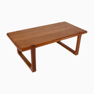 Solid Teak Coffee Table by Niels Bach