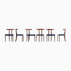 T-Chairs by Ole Wanscher, 1957, Set of 6