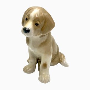 Figura de porcelana de un cachorro Bernardine de Bing & Grondahl, Denmark