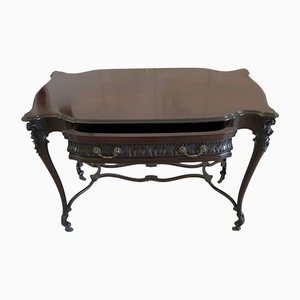 Antique Victorian Carved Mahogany Freestanding Centre Table