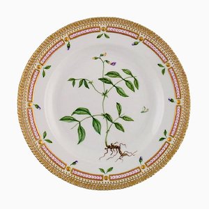 Flora Danica Dinner Plate in Hand-Painted Porcelain from Royal Copenhagen