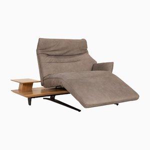 Grauer Relax Sessel aus Leder von Himolla