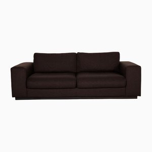 Dark Brown Fabric Sepia Two Seater Couch from Bolia