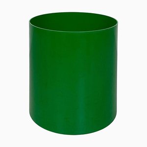 Grüner italienischer Korb aus Kunststoff von Gino Colombini für Kartell, 1980er
