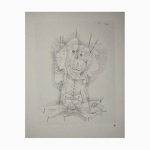 Paul Klee, Nr. 61, 1934, Lithographie, gerahmt