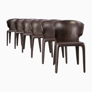 367 Hola Chairs by Hannes Wettstein for Cassina, Set of 6
