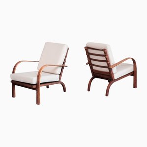 Mid-Century Danish FH-7 Chairs by Ernst Heilmann-Sevaldsen for Fritz Hansen, Set of 2