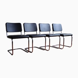 S32 PV Cantilever Chairs by Marcel Breuer for Thonet, Set of 4