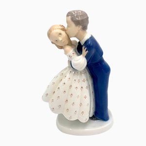 Porcelain Figurine of a Couple from Bing & Grondahl, Denmark