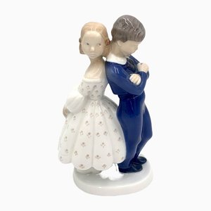 Porcelain Figurine of a Couple from Bing & Grondahl, Denmark, 1970s