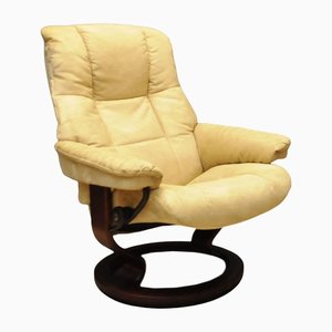 Mid- Century Leather Fold-Out Armchair from Stressless