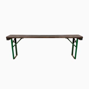 Vintage German Folding Beer Bench