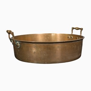 Antique English Country House Bronze Braising Pan