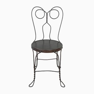 American Ice Cream Parlor Chair in Steel