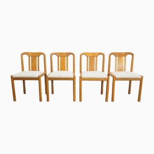 Vintage Beech Chair from Lübke, Germany, 1970, Set of 4