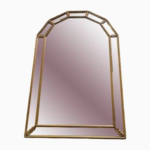 Italian Gold Gilded Mirror, 1960s