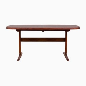 Danish Rosewood Oval Extension Table with Two Leaves from Skovby, 1960s