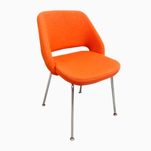 Space Age Orange Fabric Lounge Chair