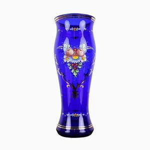Czech Glass Vase from Novoborské Sklo, 1970s