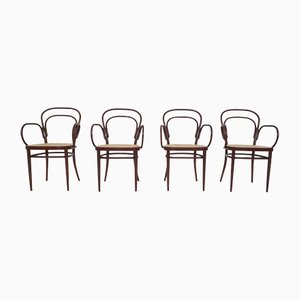 Model 78 Dining Chairs with Arm Rests from Thonet, Set of 4