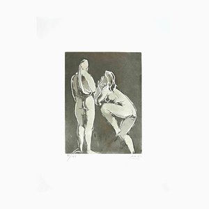 Giacomo Manzú, Dancers, Original Etching, 1970
