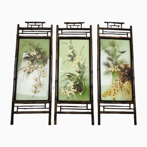 Asian Hand Painted Room Divider
