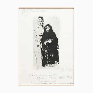 Vintage Pablo Picasso Exhibition Poster, 1971
