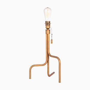 Raw Brass Strapatz Table Lamp by Sabina Grubdeson for Konsthantverk